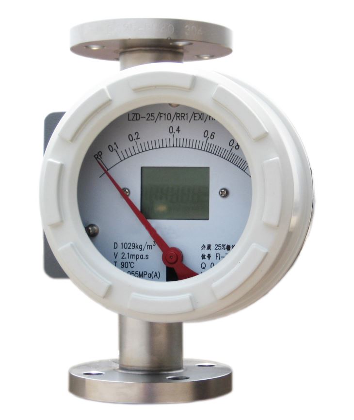 China Manufacturer Directly Selling 4-20 MA Metal Pipe Flow Meter with LCD