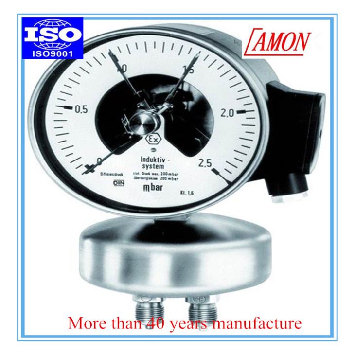 Cheap and High Quality Stainless Steel Electric Corrosion-proof Electric Contact Pressure Gauge