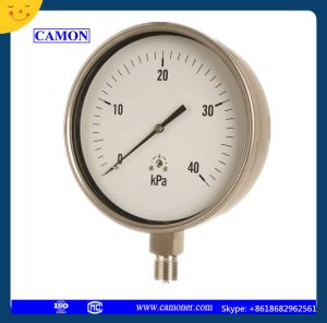 China Manufacture Stainless Steel (normal) Bourdon Tube Oxygen Tube Pressure Gauge